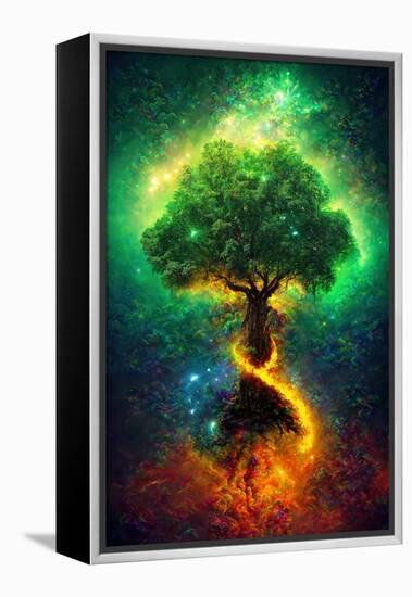 Norse Tree of Life-null-Framed Stretched Canvas