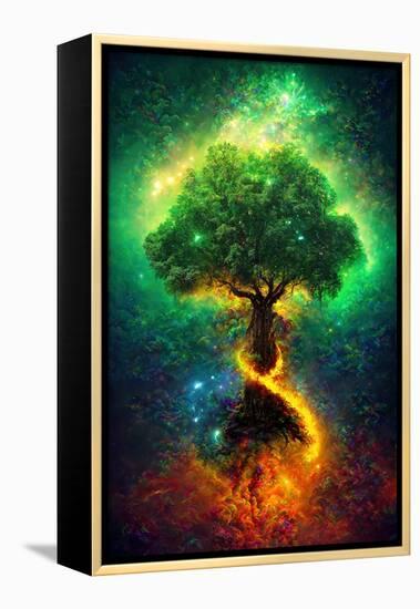 Norse Tree of Life-null-Framed Stretched Canvas