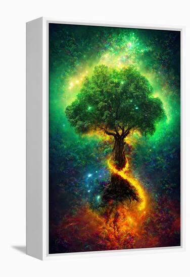 Norse Tree of Life-null-Framed Stretched Canvas