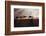 North Africa, Erg Chebbi, Dromedary camel caravan being led through desert by Tuareg man.-Emily Wilson-Framed Photographic Print