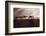 North Africa, Erg Chebbi, Dromedary camel caravan being led through desert by Tuareg man.-Emily Wilson-Framed Photographic Print