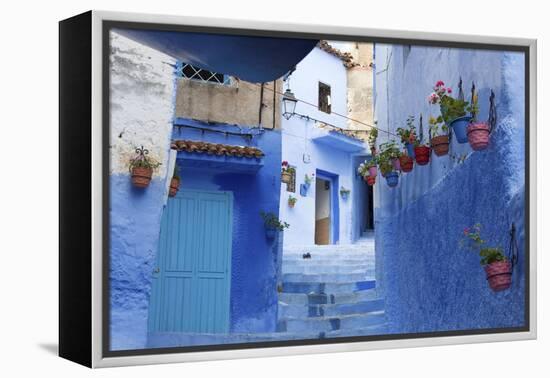 North Africa, Morocco, Chefchaouen District.Details of the City-ClickAlps-Framed Premier Image Canvas