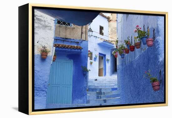 North Africa, Morocco, Chefchaouen District.Details of the City-ClickAlps-Framed Premier Image Canvas