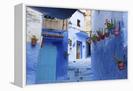 North Africa, Morocco, Chefchaouen District.Details of the City-ClickAlps-Framed Premier Image Canvas