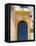 North Africa, Morocco, Essaouira, Medina, Blue and Yellow Door-Jane Sweeney-Framed Premier Image Canvas