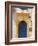 North Africa, Morocco, Essaouira, Medina, Blue and Yellow Door-Jane Sweeney-Framed Photographic Print