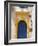 North Africa, Morocco, Essaouira, Medina, Blue and Yellow Door-Jane Sweeney-Framed Photographic Print