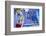 North Africa, Morocco, Traiditoional blue streets of Chefchaouen.-Emily Wilson-Framed Photographic Print