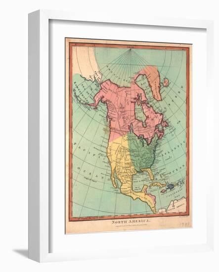 North America, 1790-J. Wilkes-Framed Giclee Print