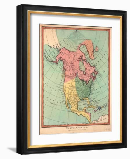 North America, 1790-J. Wilkes-Framed Giclee Print