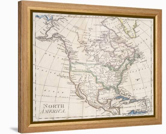 North America, 1810-The Vintage Collection-Framed Stretched Canvas