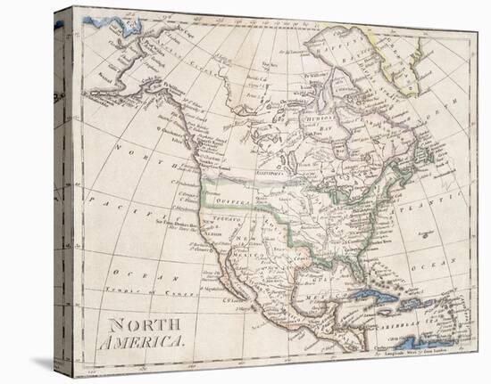 North America, 1810-The Vintage Collection-Framed Stretched Canvas