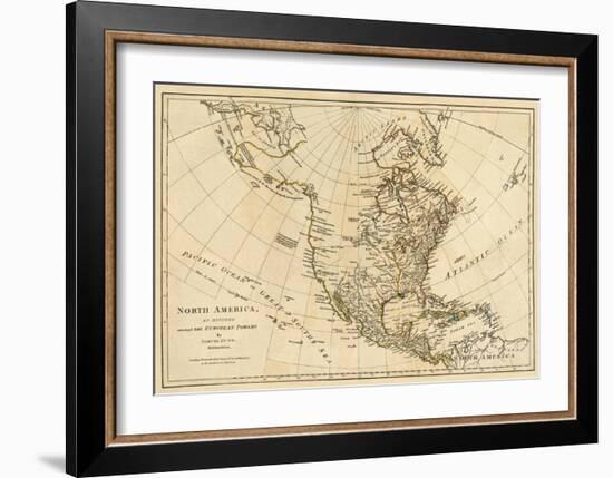 North America, As Divided amongst the European Powers, c.1776-Robert Sayer-Framed Art Print