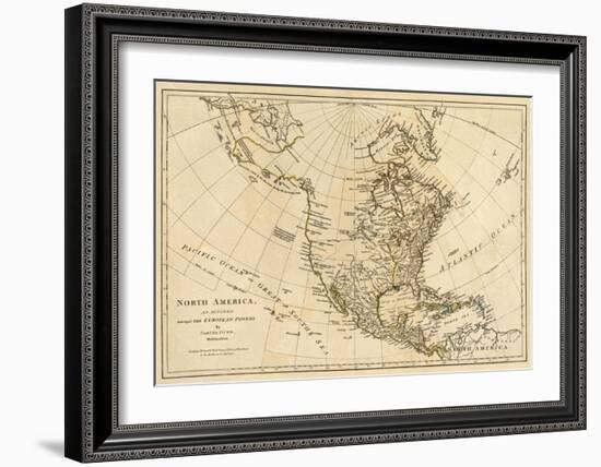 North America, As Divided amongst the European Powers, c.1776-Robert Sayer-Framed Art Print