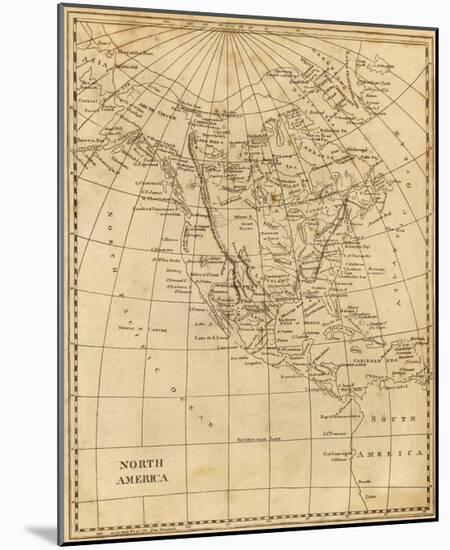 North America, c.1812-Aaron Arrowsmith-Mounted Art Print