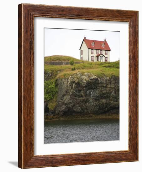 North America, Canada, Nl, House in Town of Trinity-Patrick J. Wall-Framed Photographic Print