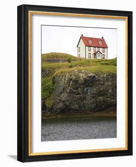 North America, Canada, Nl, House in Town of Trinity-Patrick J. Wall-Framed Photographic Print