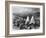 North America Indian Encampment in Oklahoma, 1889-null-Framed Giclee Print