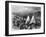 North America Indian Encampment in Oklahoma, 1889-null-Framed Giclee Print