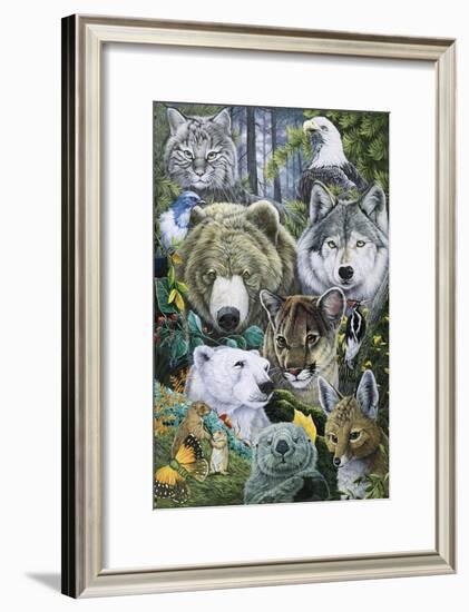 North America's Endangered-Jenny Newland-Framed Giclee Print