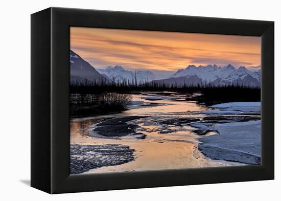 North America, the Usa, Alaska, Chugach Mountains-Bernd Rommelt-Framed Premier Image Canvas
