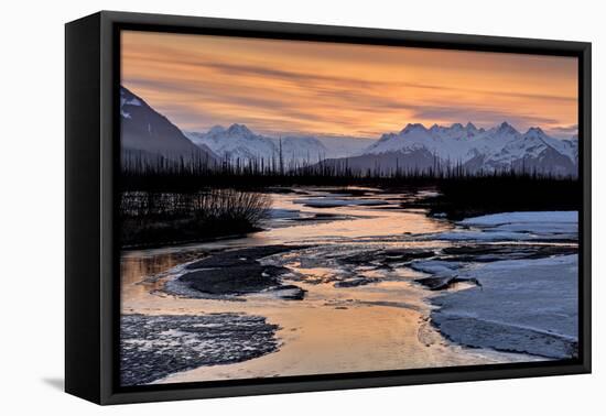 North America, the Usa, Alaska, Chugach Mountains-Bernd Rommelt-Framed Premier Image Canvas