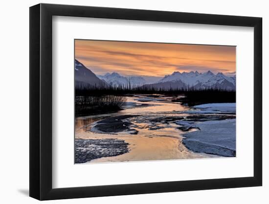 North America, the Usa, Alaska, Chugach Mountains-Bernd Rommelt-Framed Photographic Print