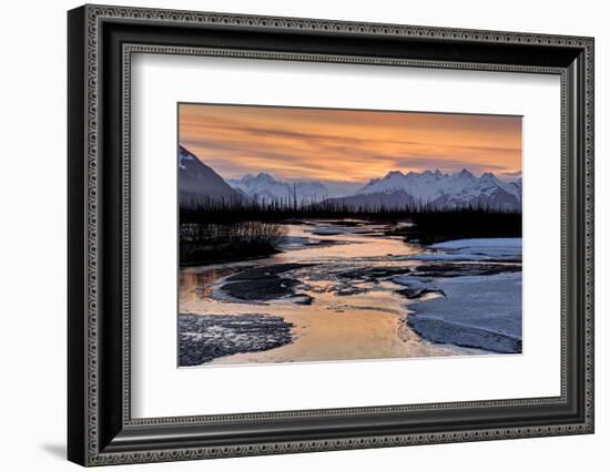 North America, the Usa, Alaska, Chugach Mountains-Bernd Rommelt-Framed Photographic Print