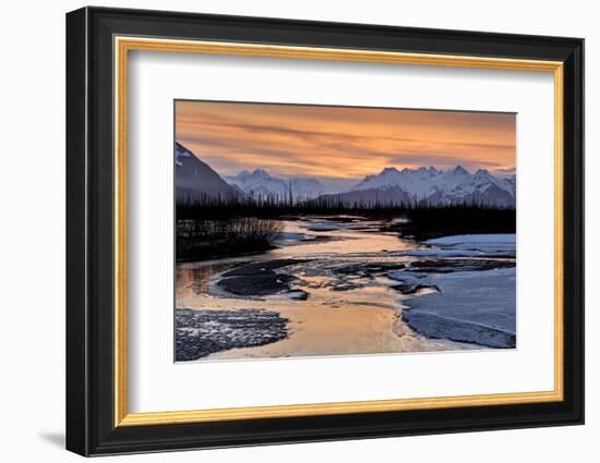 North America, the Usa, Alaska, Chugach Mountains-Bernd Rommelt-Framed Photographic Print