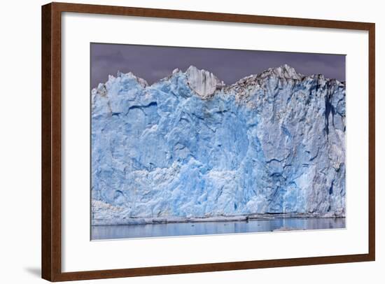 North America, the Usa, Alaska, Columbia Glacier, Abnormal Termination Edge-Bernd Rommelt-Framed Photographic Print