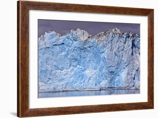 North America, the Usa, Alaska, Columbia Glacier, Abnormal Termination Edge-Bernd Rommelt-Framed Photographic Print