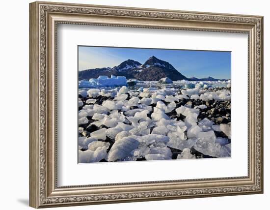 North America, the Usa, Alaska, Columbia Glacier-Bernd Rommelt-Framed Photographic Print