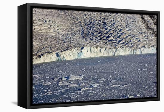 North America, the Usa, Alaska, Columbia Glacier-Bernd Rommelt-Framed Premier Image Canvas