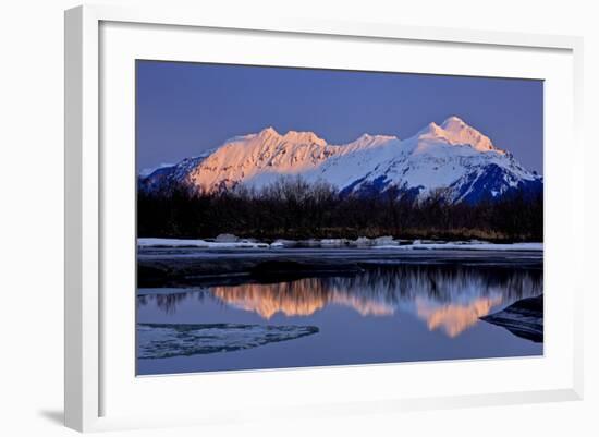 North America, the Usa, Alaska, Copper River Delta, Chugach Mountains-Bernd Rommelt-Framed Photographic Print