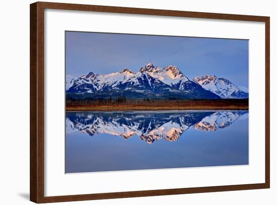 North America, the Usa, Alaska, Copper River Delta, Chugach Mountains-Bernd Rommelt-Framed Photographic Print