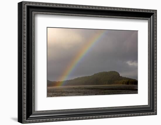 North America, the Usa, Alaska, Rainbow-Bernd Rommelt-Framed Photographic Print