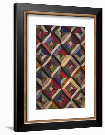 North America, USA,  Georgia; Quilts on display in Savannah.-Joanne Wells-Framed Photographic Print