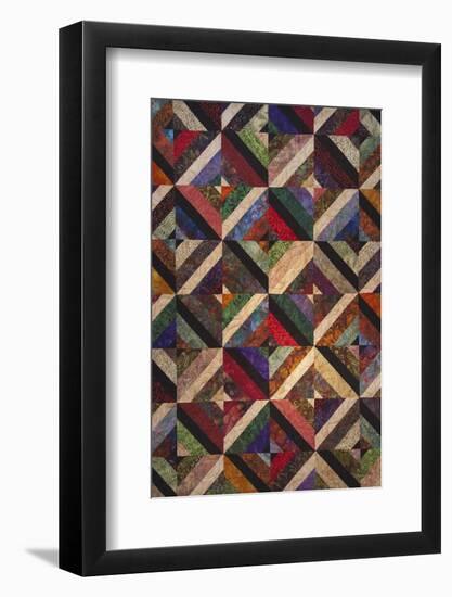 North America, USA,  Georgia; Quilts on display in Savannah.-Joanne Wells-Framed Photographic Print