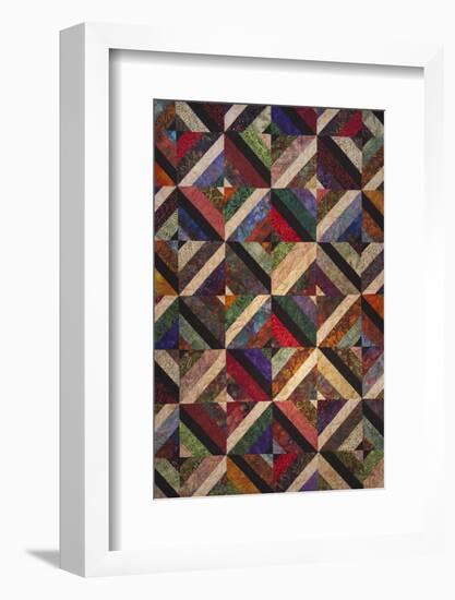 North America, USA,  Georgia; Quilts on display in Savannah.-Joanne Wells-Framed Photographic Print