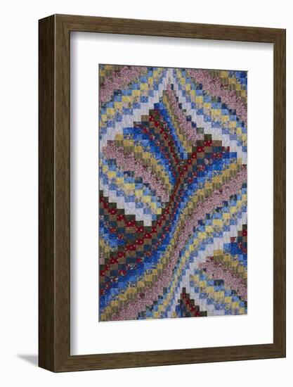 North America, USA,  Georgia; Quilts on display in Savannah.-Joanne Wells-Framed Photographic Print