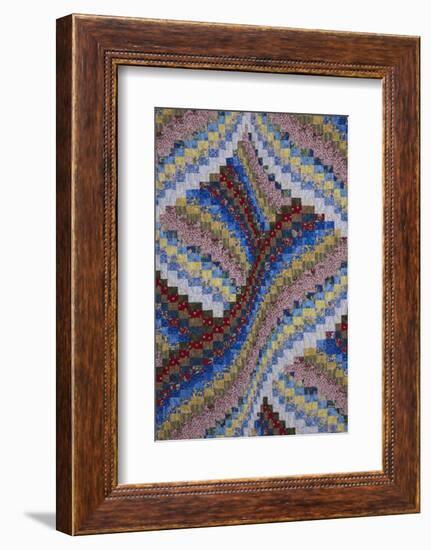 North America, USA,  Georgia; Quilts on display in Savannah.-Joanne Wells-Framed Photographic Print