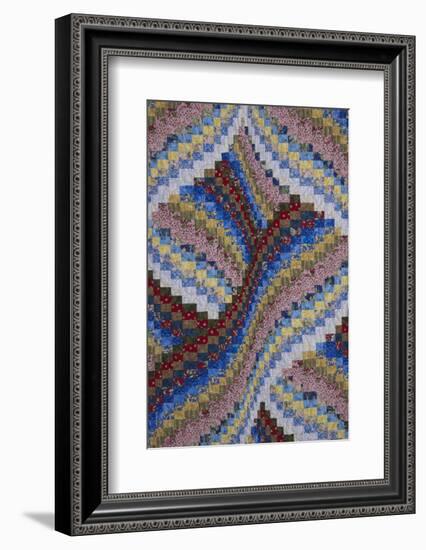 North America, USA,  Georgia; Quilts on display in Savannah.-Joanne Wells-Framed Photographic Print