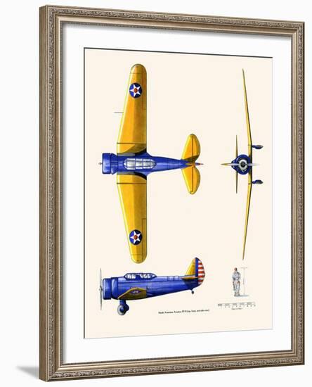 North American Aviation BT-9-John T. McCoy Jr.-Framed Art Print