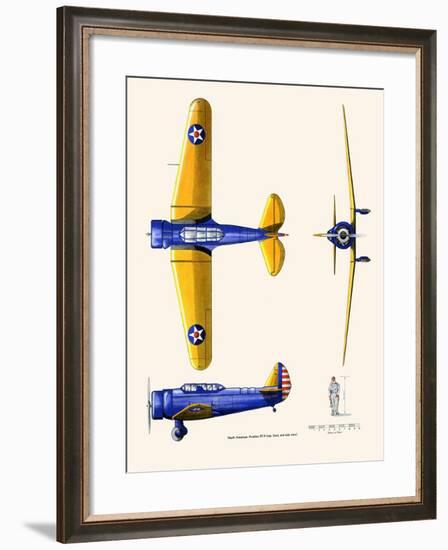 North American Aviation BT-9-John T. McCoy Jr.-Framed Art Print