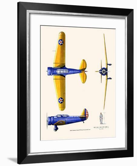 North American Aviation BT-9-John T. McCoy Jr.-Framed Art Print