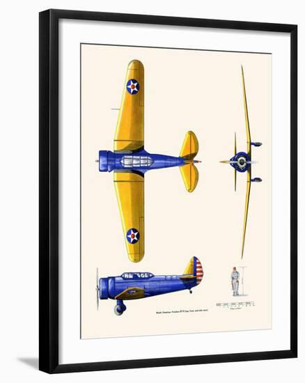 North American Aviation BT-9-John T. McCoy Jr.-Framed Art Print