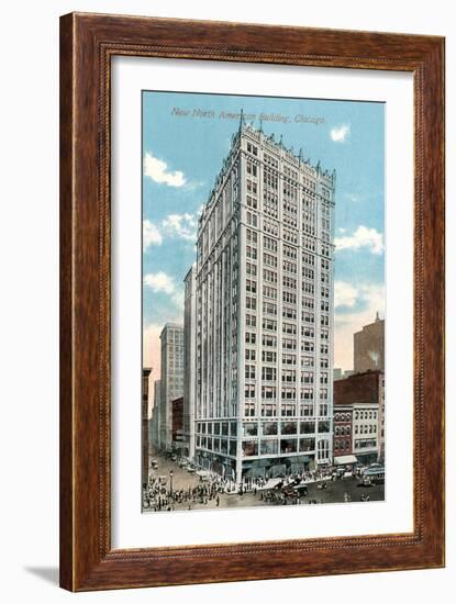 North American Building, Chicago-null-Framed Art Print