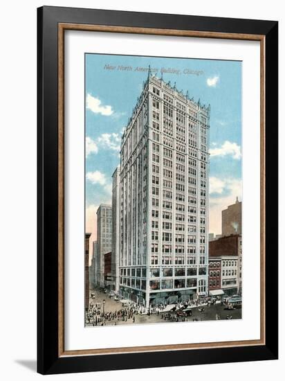 North American Building, Chicago-null-Framed Art Print