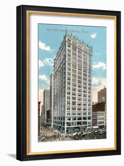 North American Building, Chicago-null-Framed Art Print