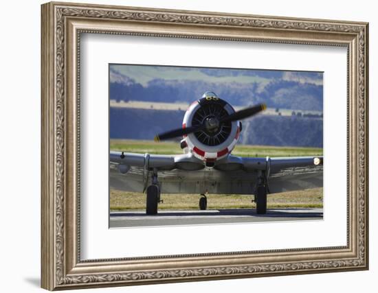 North American Harvard, or T-6 Texan, or SNJ, War Plane-David Wall-Framed Photographic Print